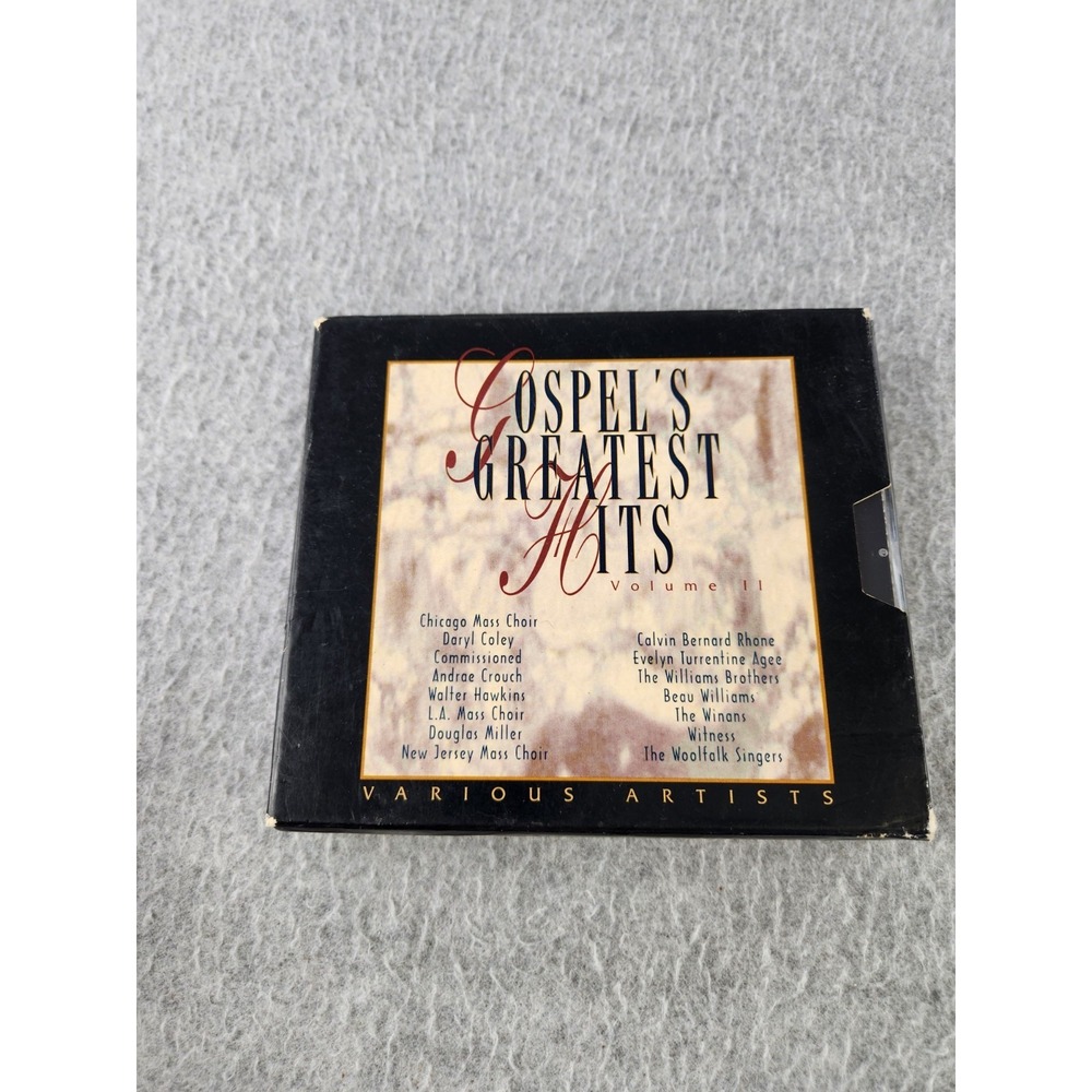 Gospels Greatest Hits by Various Artists CD Volume II Church Singing Bible Music